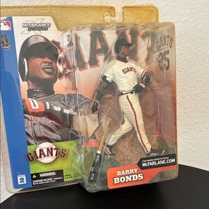 Giants Baseball Action Figure with Bat